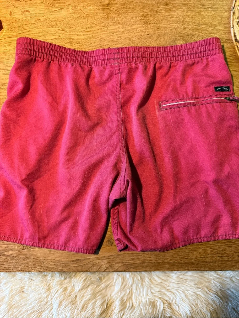 Rhythm magenta beach shorts size medium